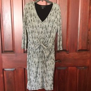 Karen Kane jersey twist front dress L